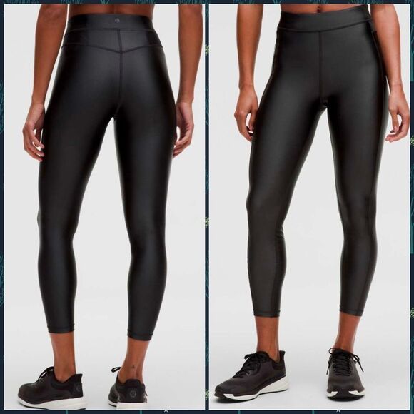 Lululemon Satin Shine‎ High-Rise Tight 25" Black size 12 NWT - Picture 1 of 6